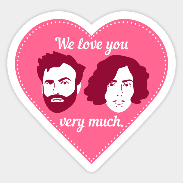 We Love You Very Much! Sticker by Some More News